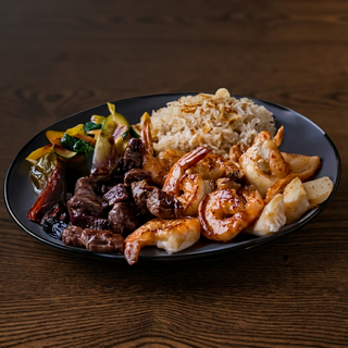 Hibachi Chicken, Steak & Shrimp